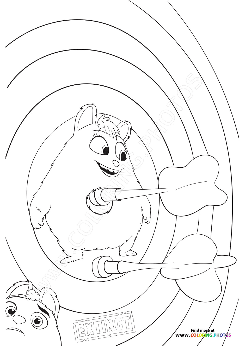 Printable coloring pages for kids Grizzy And The Lemmings 4