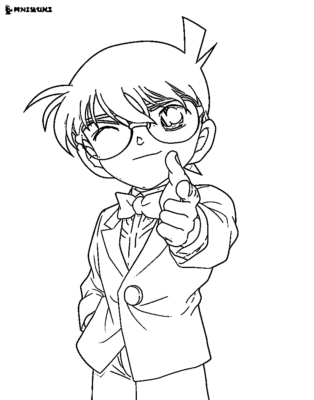 Detective Conan Coloring Pages Printable for Free Download