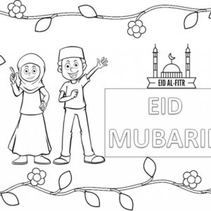 Eid Al-fitr Coloring Pages Printable For Free Download