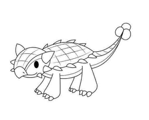 Ankylosaurus Coloring Pages Printable for Free Download