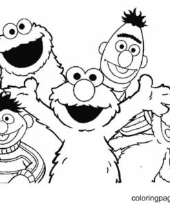 Elmo Coloring Pages Printable for Free Download