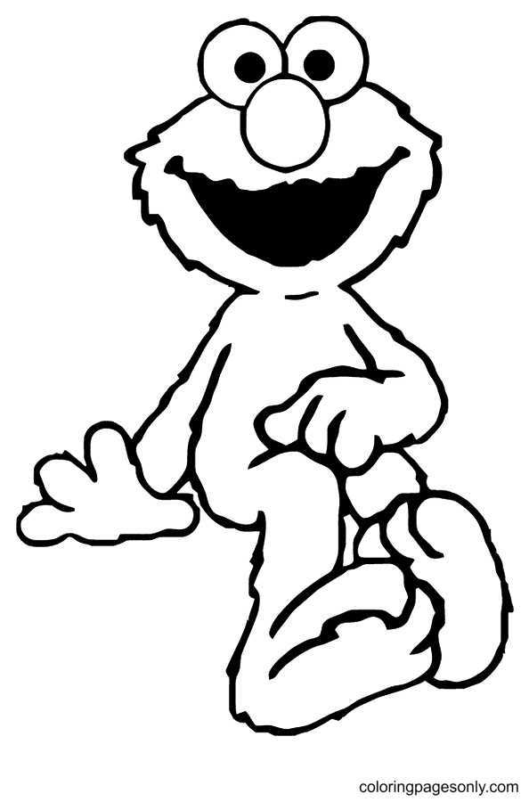 Elmo Coloring Pages Printable for Free Download