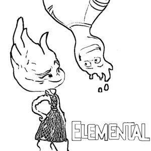 O melhor filme gratuito para imprimir Elemental Coloring Pages