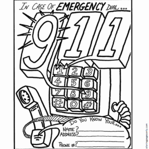 Emergency Coloring Pages Printable for Free Download