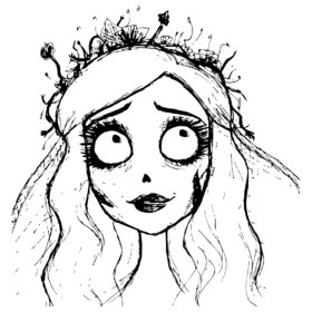 Corpse Bride Coloring Pages Printable for Free Download