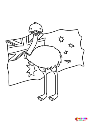 Emu Coloring Pages Printable for Free Download