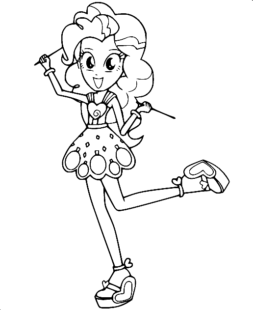 Equestria Girls Coloring Pages Printable for Free Download