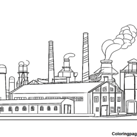 Factory Coloring Pages Printable for Free Download