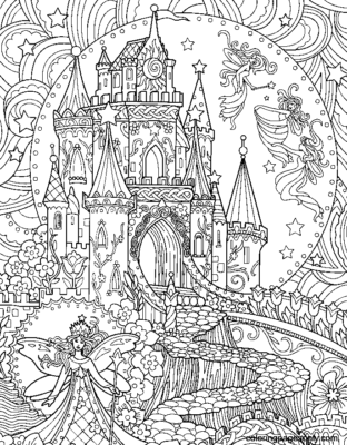 Castle Coloring Pages Printable for Free Download