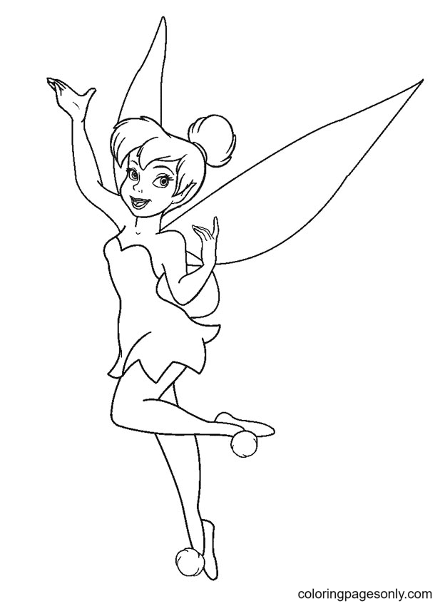 Tinkerbell Coloring Pages Printable for Free Download