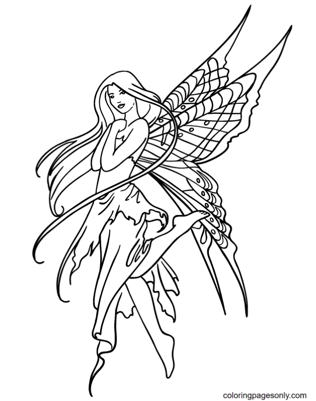 Fairy Coloring Pages Printable for Free Download