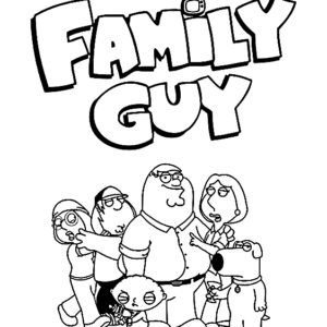 Family Guy Coloring Pages Printable for Free Download