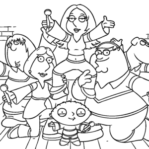 Family Guy Coloring Pages Printable for Free Download