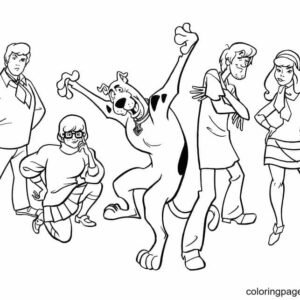 Scooby-Doo Coloring Pages Printable for Free Download