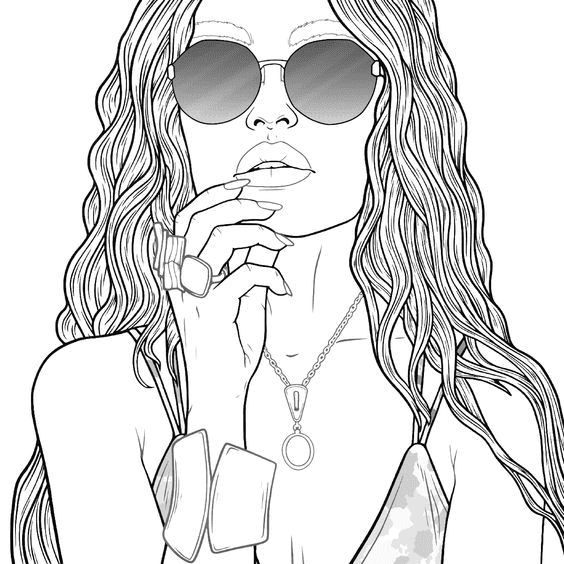 Free Coloring Pages for Teen Girls
