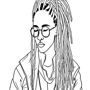 Dreadlocks Coloring Pages Printable for Free Download