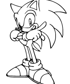 Sonic Coloring Pages Printable for Free Download