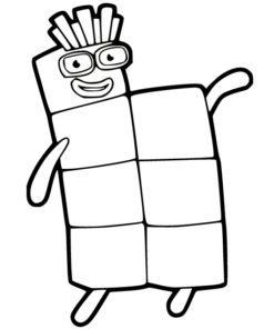 Numberblocks Coloring Pages Printable for Free Download