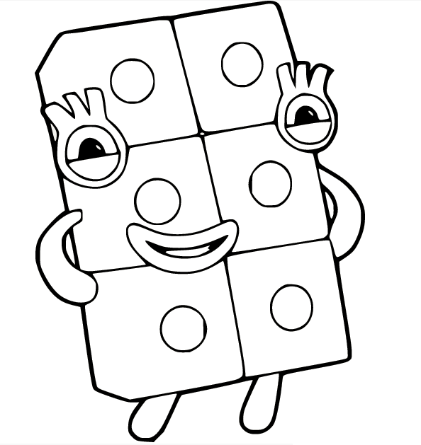 Numberblocks Coloring Pages Printable for Free Download