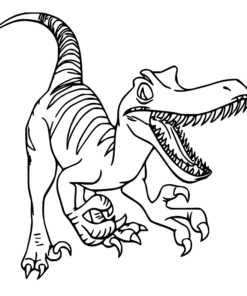 Velociraptor Coloring Pages Printable for Free Download