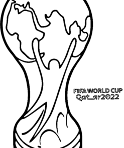 FIFA World Cup 2022 Coloring Pages Printable for Free Download