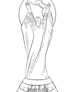 World Cup Logo Coloring Pages Printable for Free Download