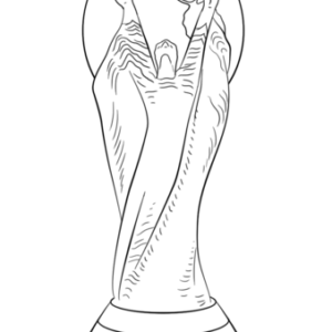 World Cup Trophy - Coloring Page (World Cup)