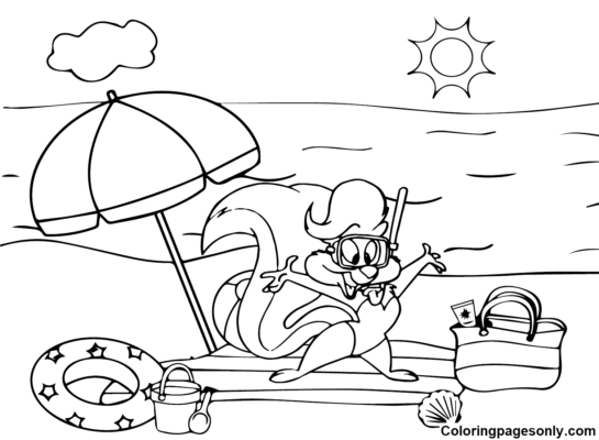 Fifi La Fume Coloring Pages Printable for Free Download