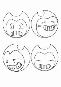 Bendy Coloring Pages Printable for Free Download
