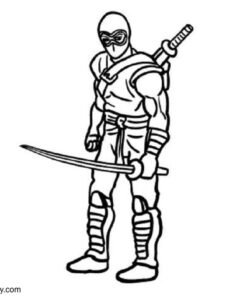 26+ Ninja Printables Coloring Sheets