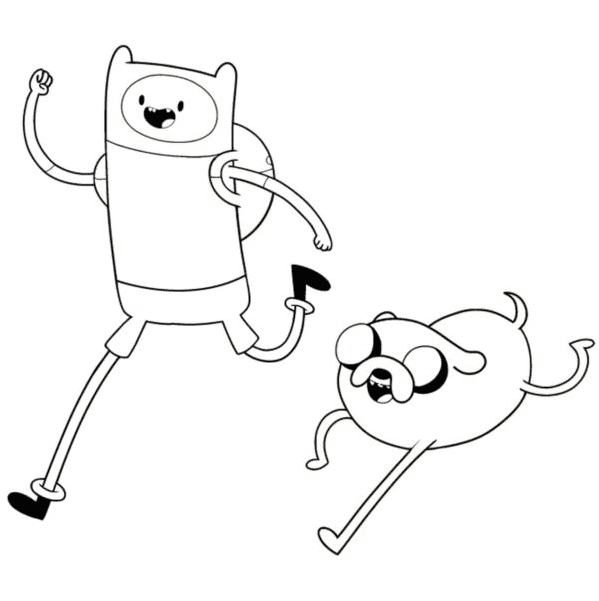 Adventure Time Coloring Pages Printable for Free Download