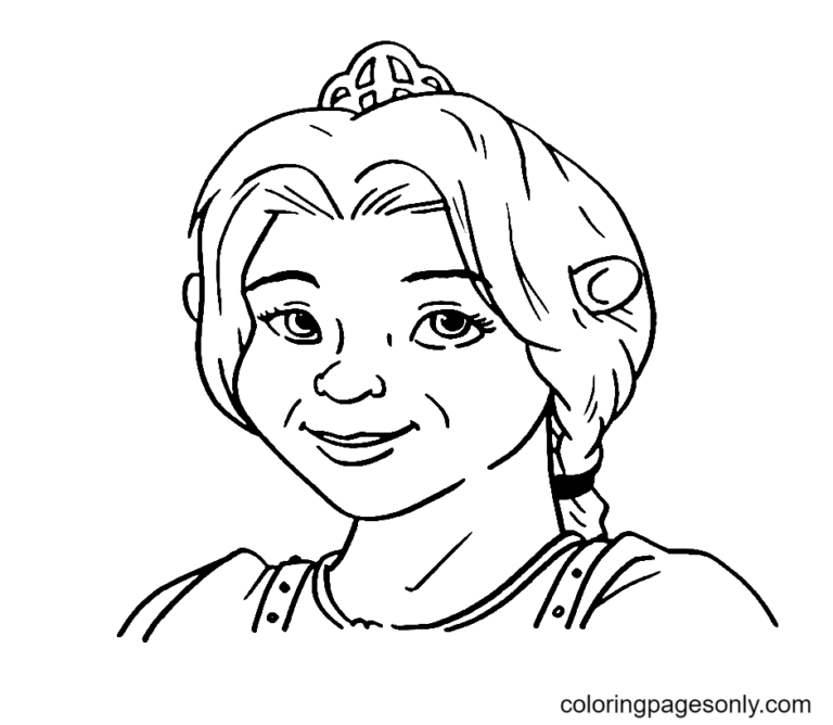Shrek Coloring Pages Printable for Free Download