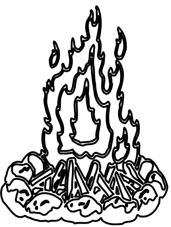 Fire Coloring Pages Printable for Free Download