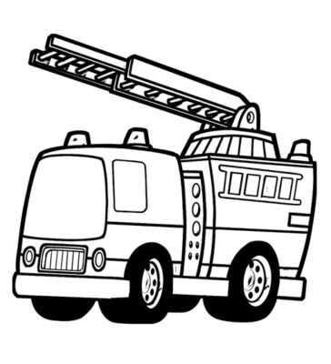 Fire Truck Coloring Pages Printable For Free Download