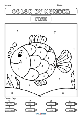 Color by Number Coloring Pages Printable for Free Download