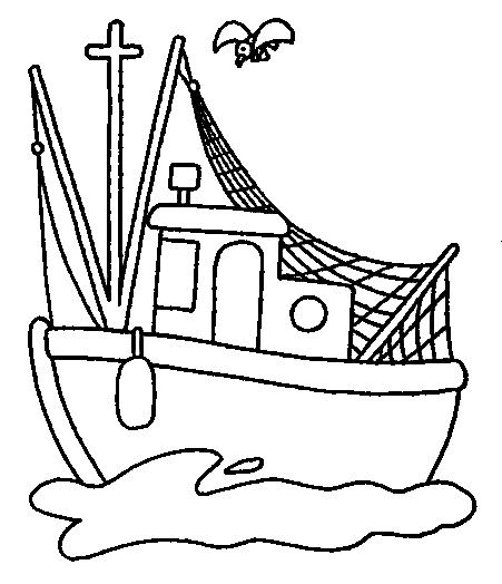 Boat Coloring Pages Printable for Free Download