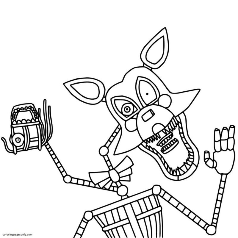 Five Nights At Freddy's Coloring Pages Printable for Free Download