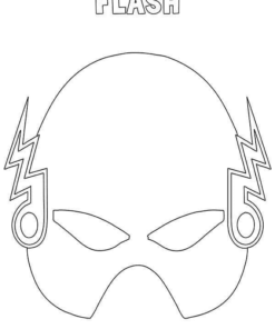 The Flash Coloring Pages Printable for Free Download