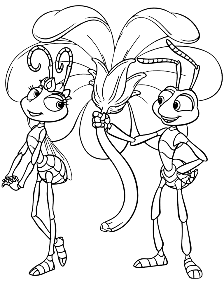 A Bug's Life Coloring Pages Printable for Free Download