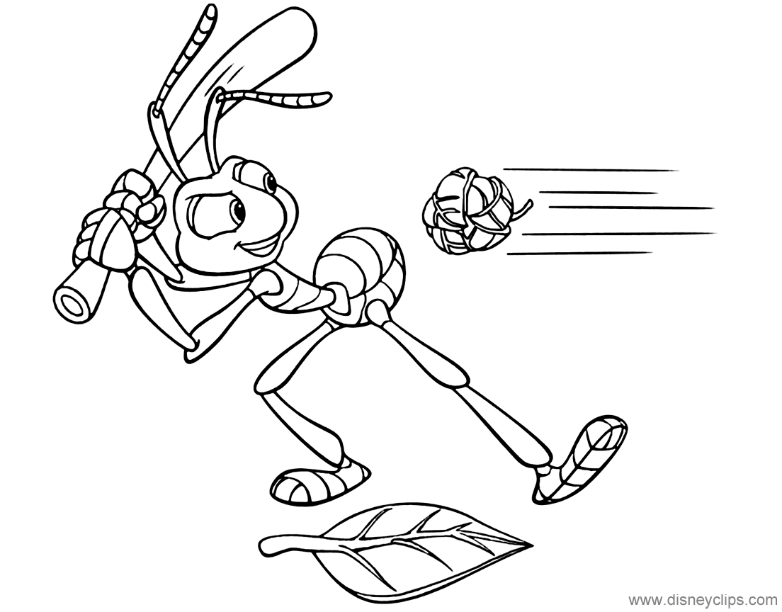 A Bug's Life Coloring Pages Printable for Free Download