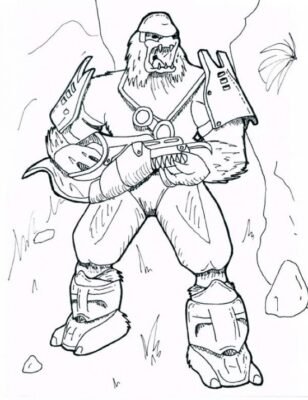 Halo Coloring Pages Printable for Free Download