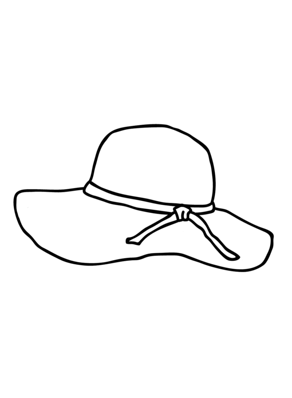 Hat Coloring Pages Printable for Free Download