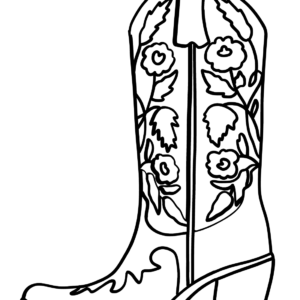 Boots Coloring Pages Printable for Free Download