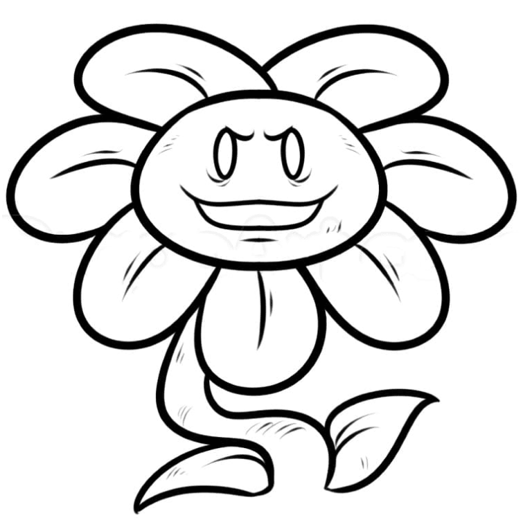 Undertale Coloring Pages Printable for Free Download