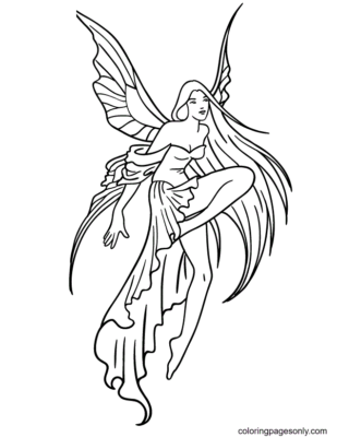 Fairy Coloring Pages Printable for Free Download