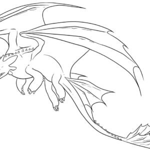 Dragon Coloring Pages Printable for Free Download