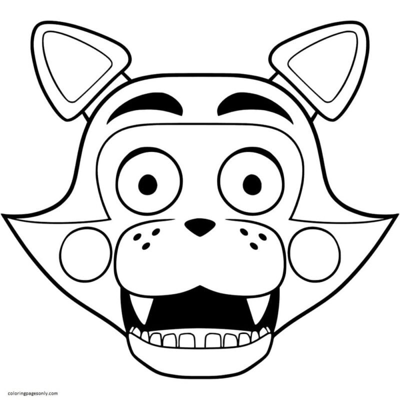 Five Nights At Freddy's (FNAF) Coloring Pages Printable for Free Download