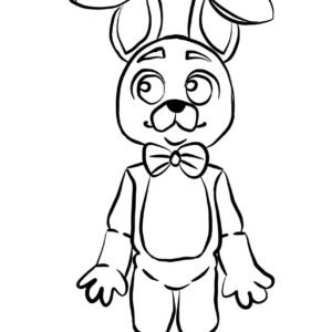 FNAF Bonnie Coloring page  Fnaf coloring pages, Coloring pages, Coloring  pages inspirational