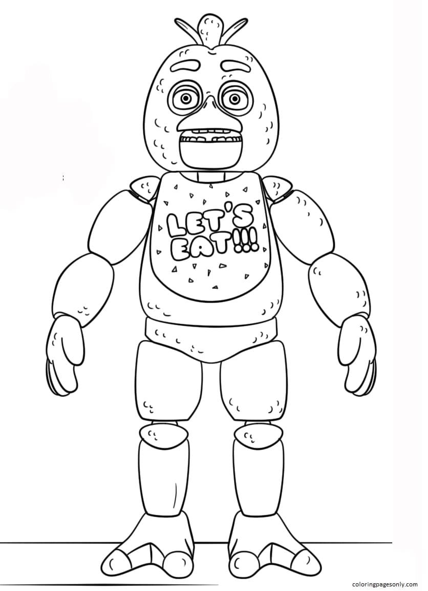 Five Nights At Freddy's Coloring