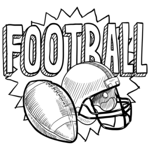 14 football player coloring pages: Free sports printables - Print Color Fun!